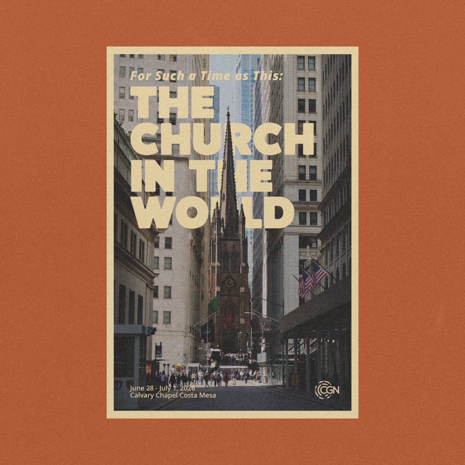 For Such a Time as This: The Church in the World | June 28–July 1, 2026