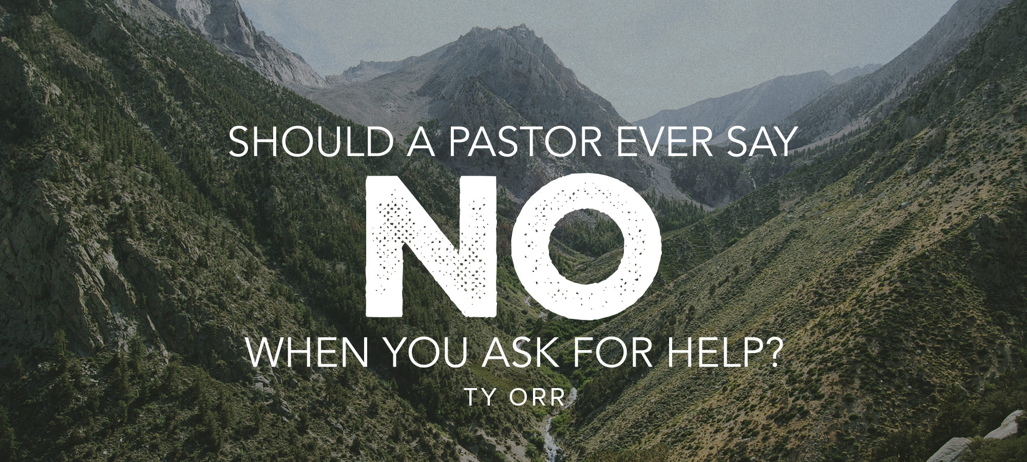 Should a Pastor Ever Say No When You Ask for Help?