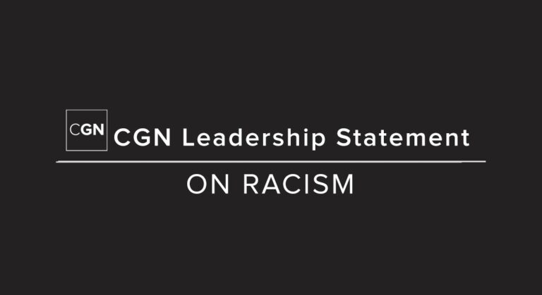 CGN Leadership Statement on Racism