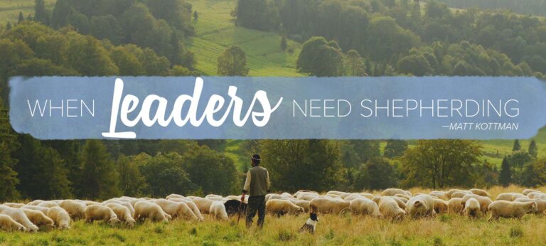 When Leaders Need Shepherding