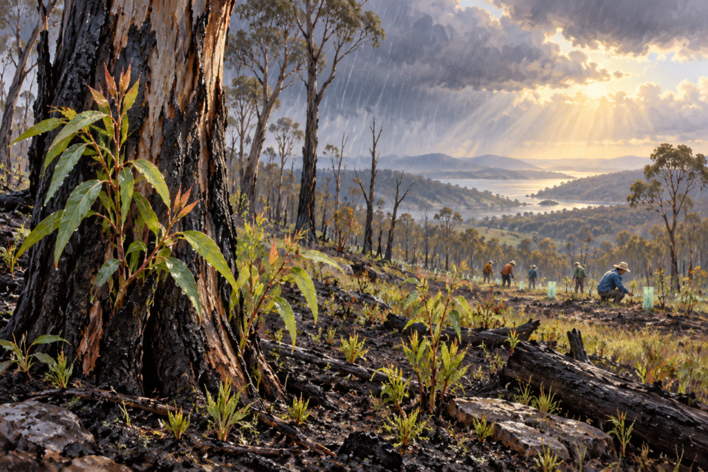Editorial illustration for Pray for Australia: An Update from Bruce Clarke