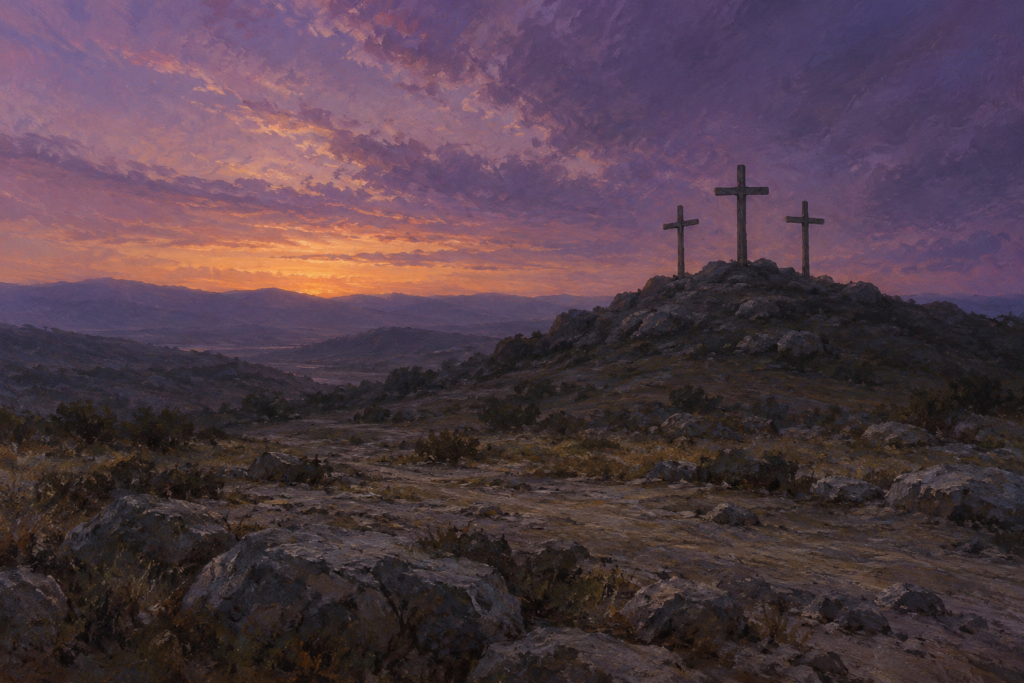 Editorial illustration for Meditations on Good Friday